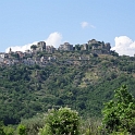 156 Boven in de bergen het dorp Castiglione Di Sicilia